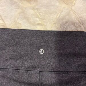 Lululemon Align™ High-Rise Crop Gray Charcoal Leggings